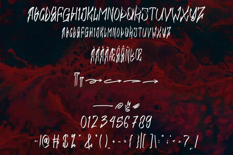 Bold Brush Font