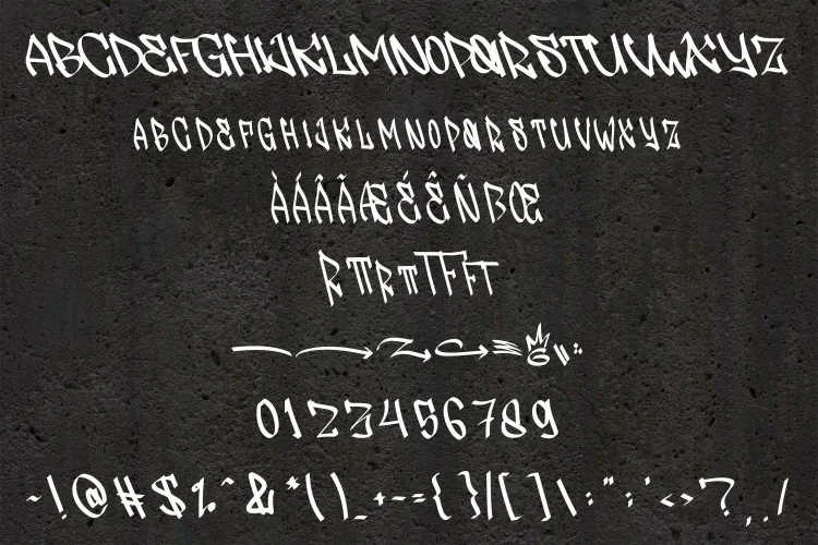 Bold Brush Font
