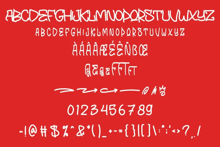 Boldline Graffiti Font