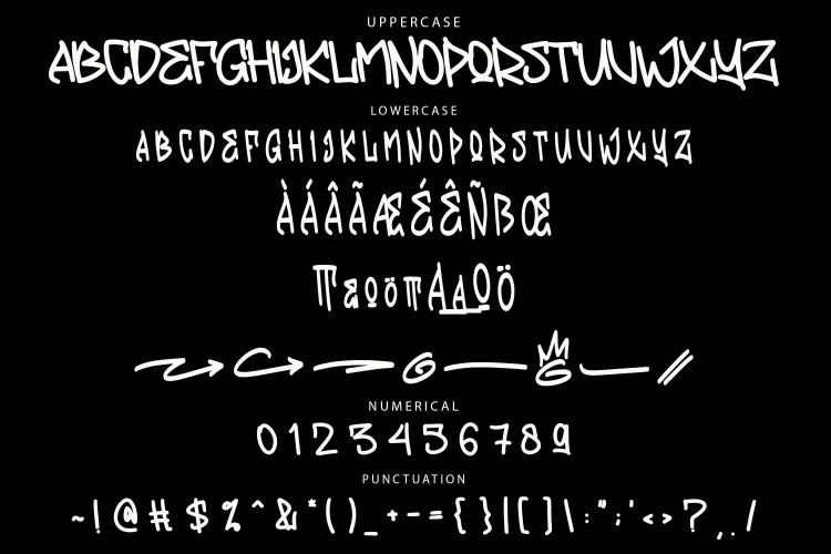 Boldline Graffiti Font