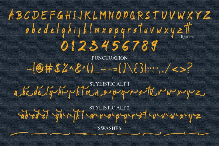 Brush Font
