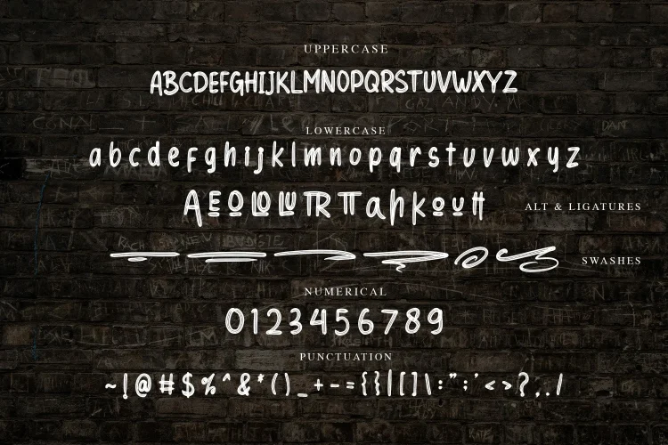 Brush Font