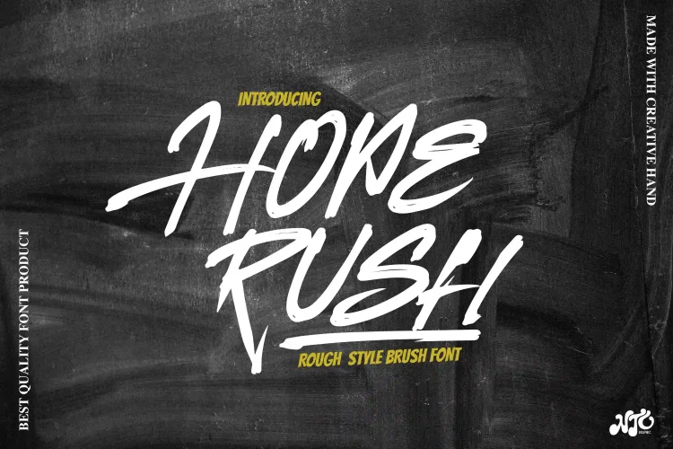 Brush Font