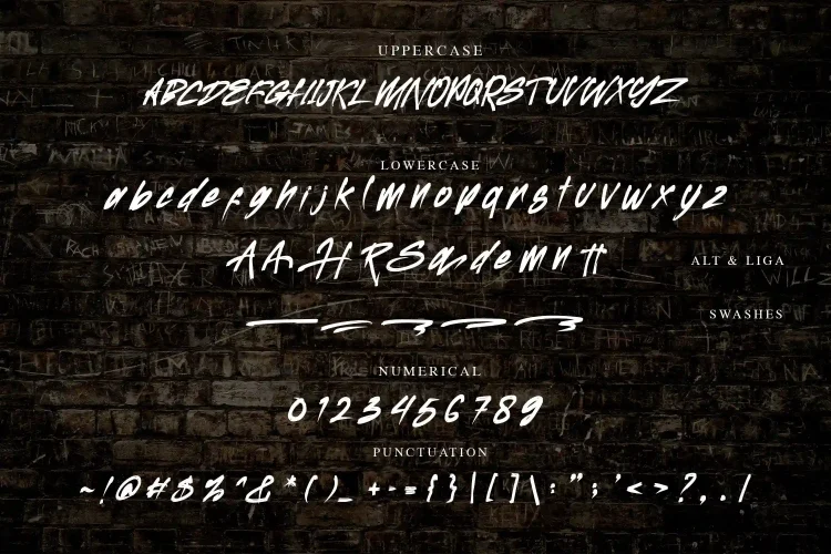 Brush Font