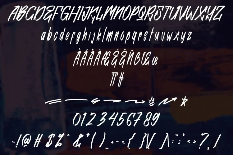 Brush Font
