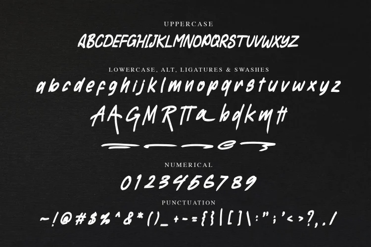 Brush Font