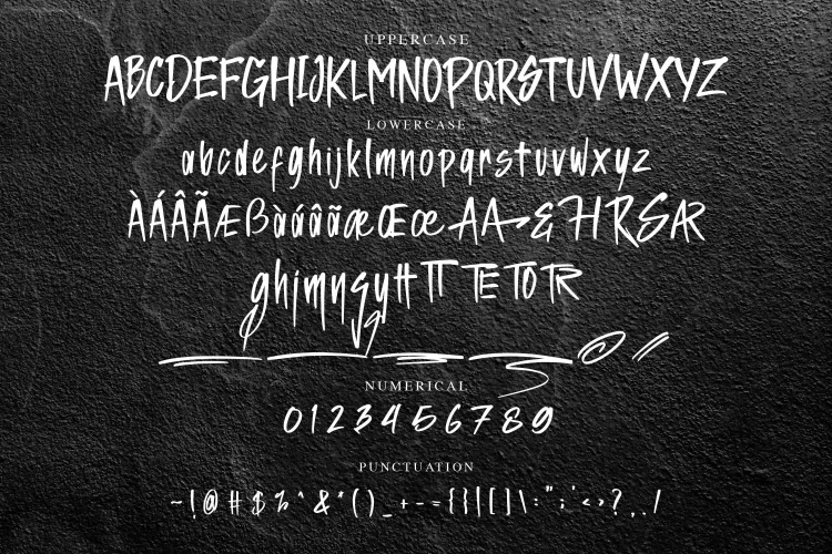 Brush Handwritten Font