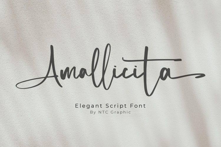 elegant script font