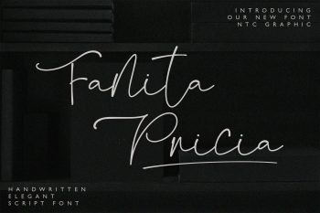 elegant script font