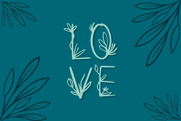 Floral Display Font
