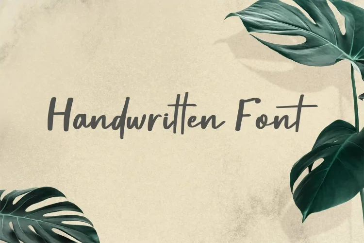Handwriting Brush Font