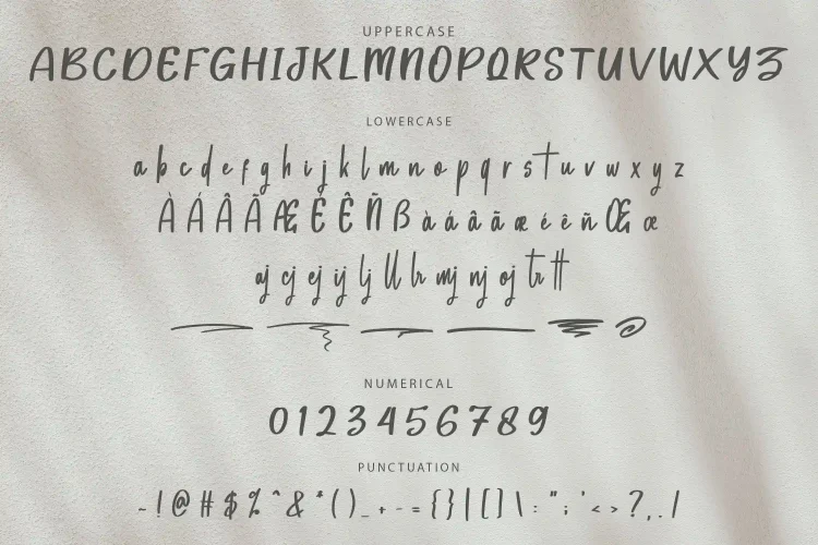 Handwriting Brush Font