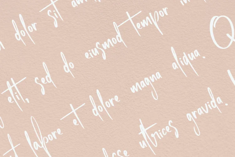 Handwriting Brush Font
