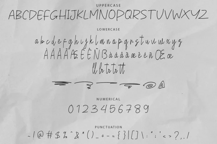 Handwriting Script Font