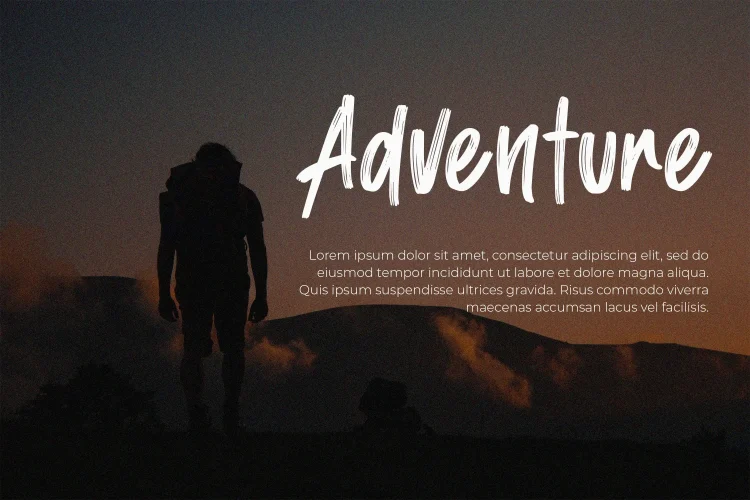 Handwritten Brush Font
