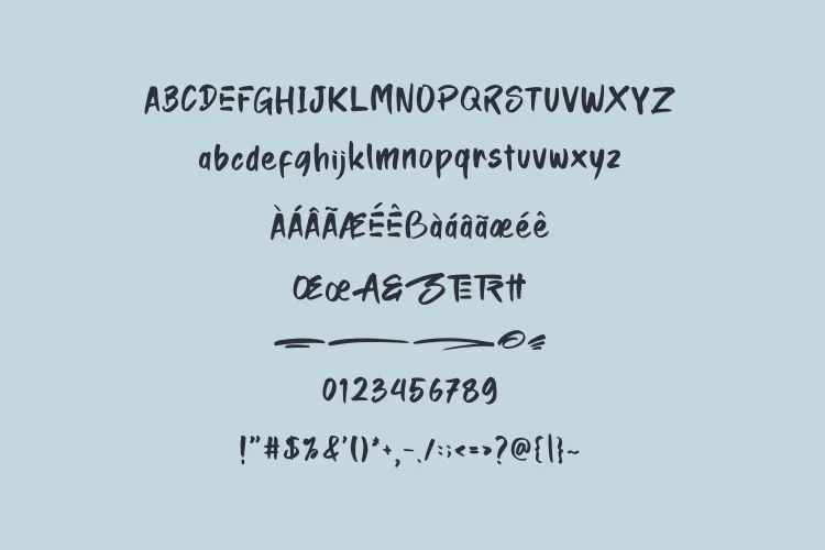 Rottenham Brush - Handwritten Font - Image 5