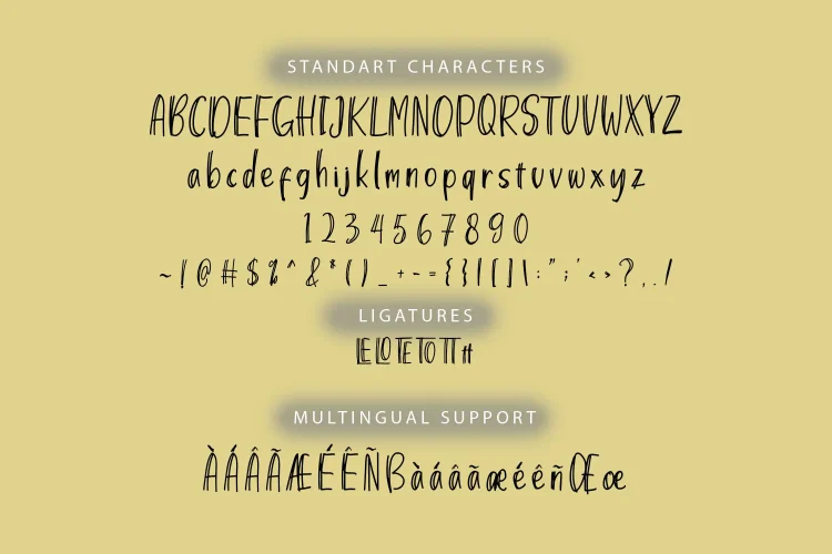 Handwritten Playful Font