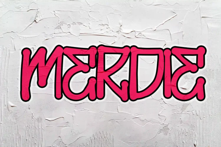 Monoline Graffiti Font