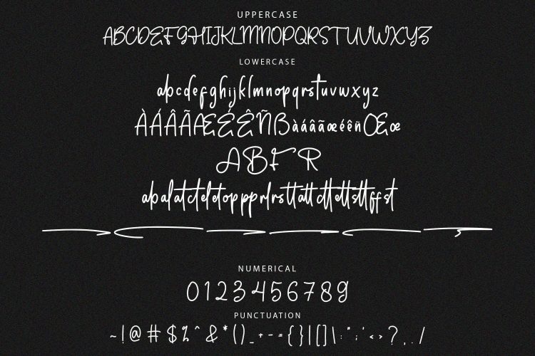 Monoline Handwriting Font