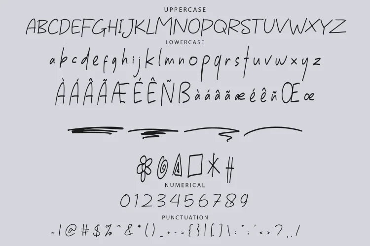 Monoline Handwriting Font