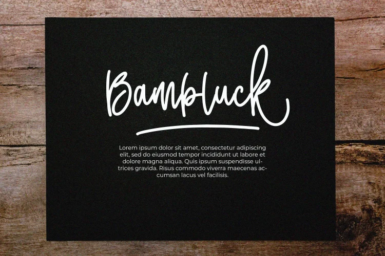 Monoline Script Font