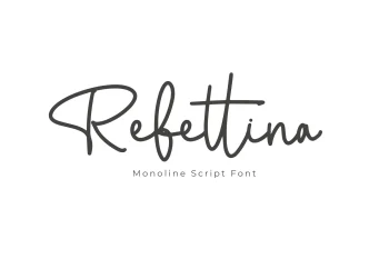 Monoline Script Font