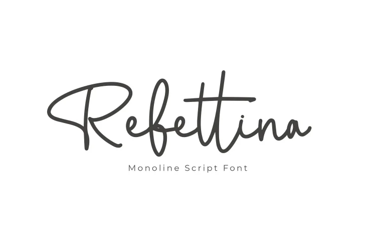 Monoline Script Font