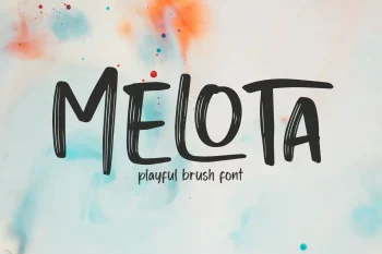 Playful Brush Font