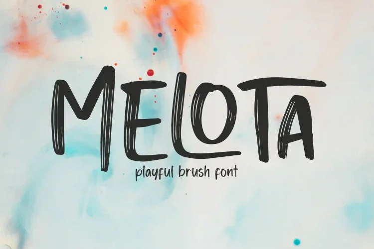 Playful Brush Font