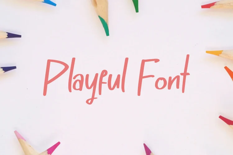Playful Brush Font
