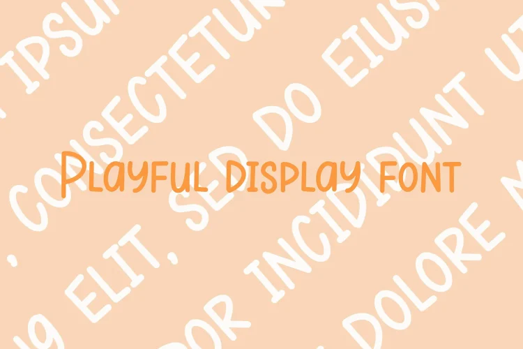 Playful Font