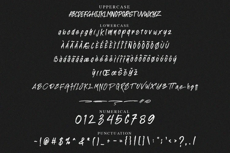 Rough Brush Font
