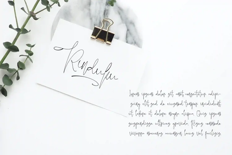 Signature Script Font
