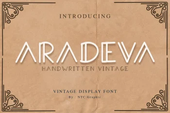 Vintage Display Font
