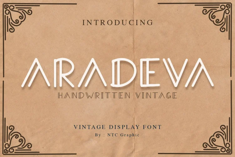Vintage Display Font