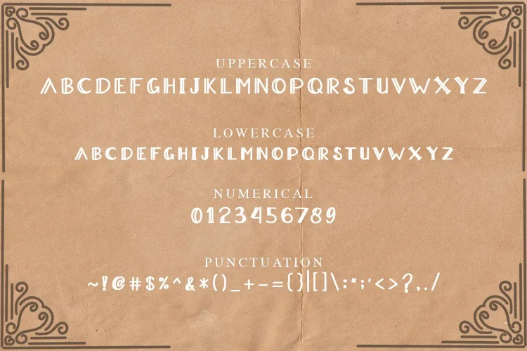 Vintage Display Font