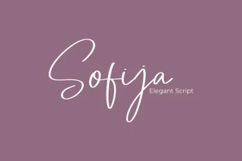 Elegant Script Font