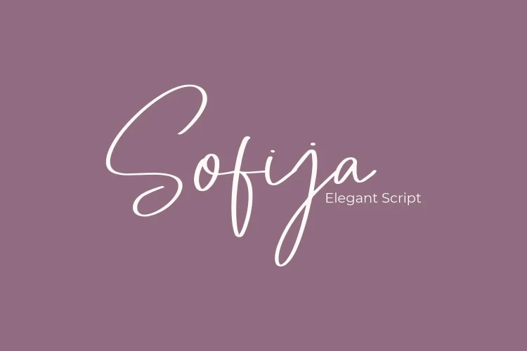 Elegant Script Font