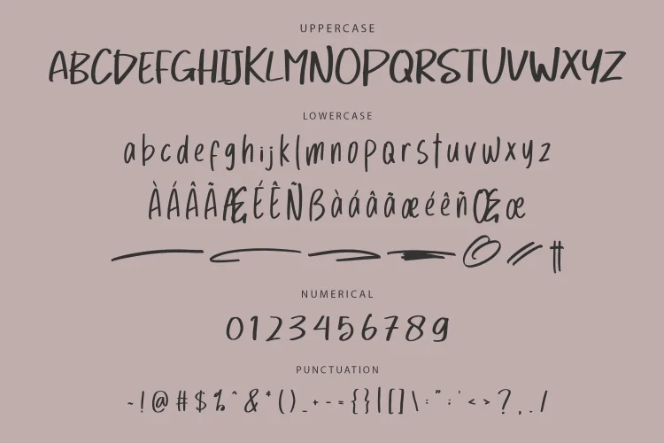 Handwriting Brush Font