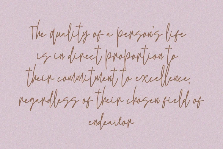 Minimalist Script Font