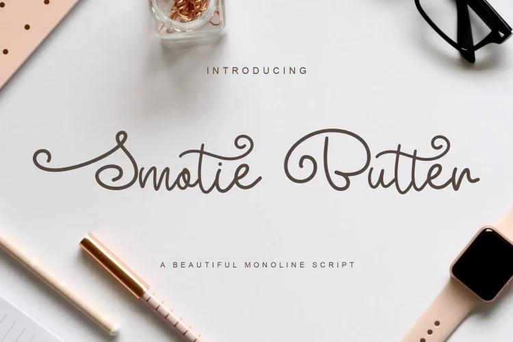 Monoline Script Font