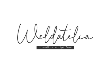 Monoline Script Font