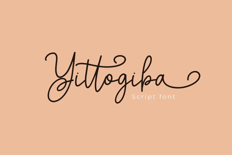 Monoline Script Font