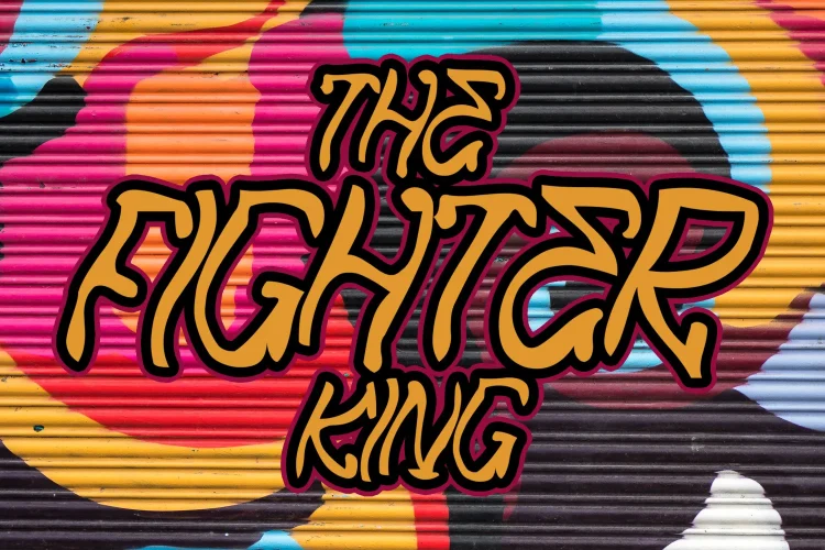 Rough Brush Font