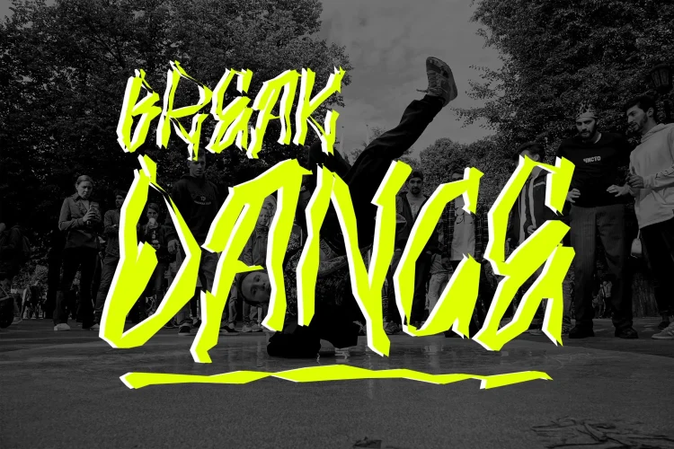 Rough Display Font