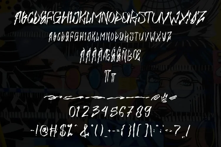 Rough Display Font