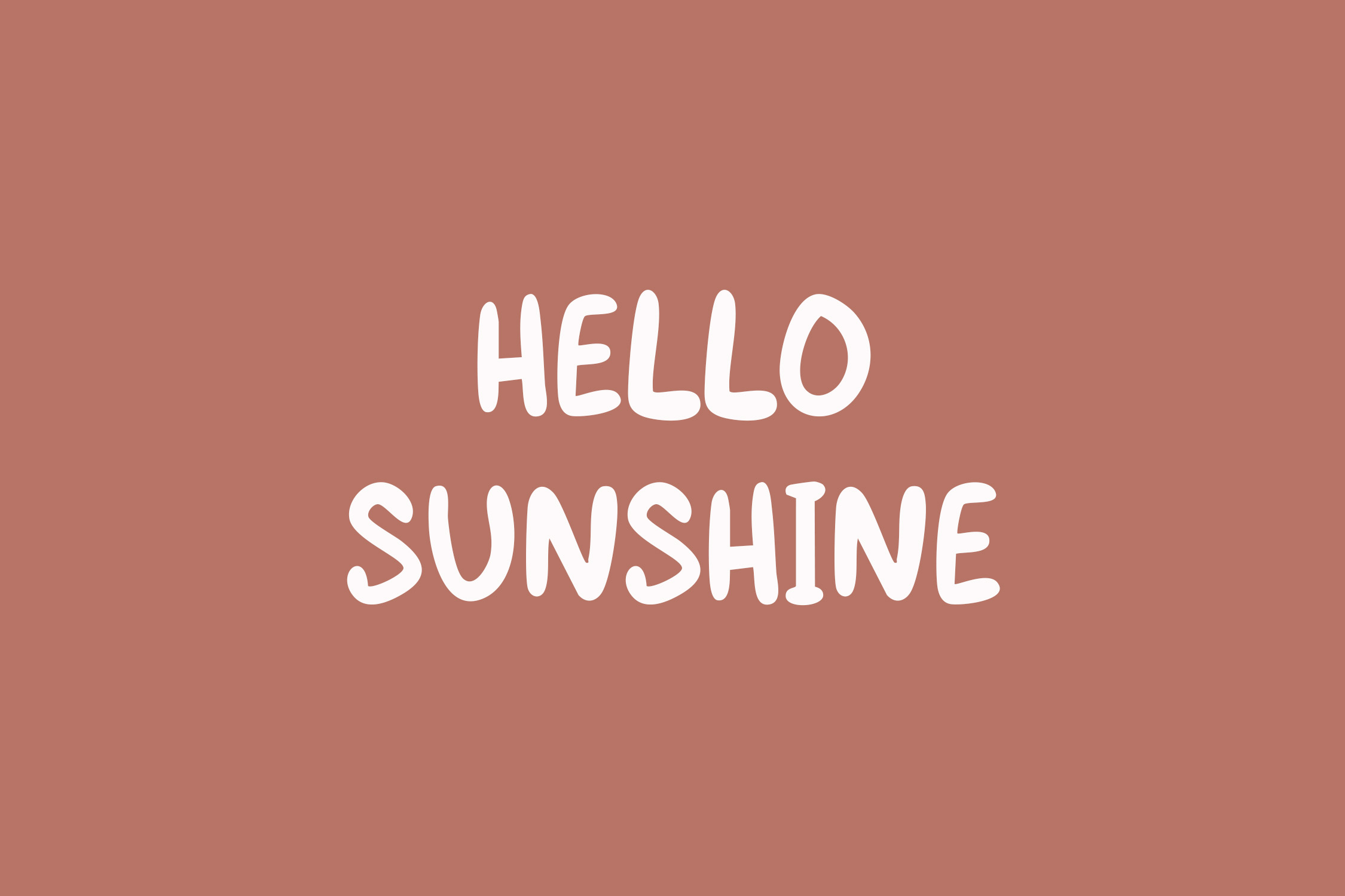 Playful Handwritten Font