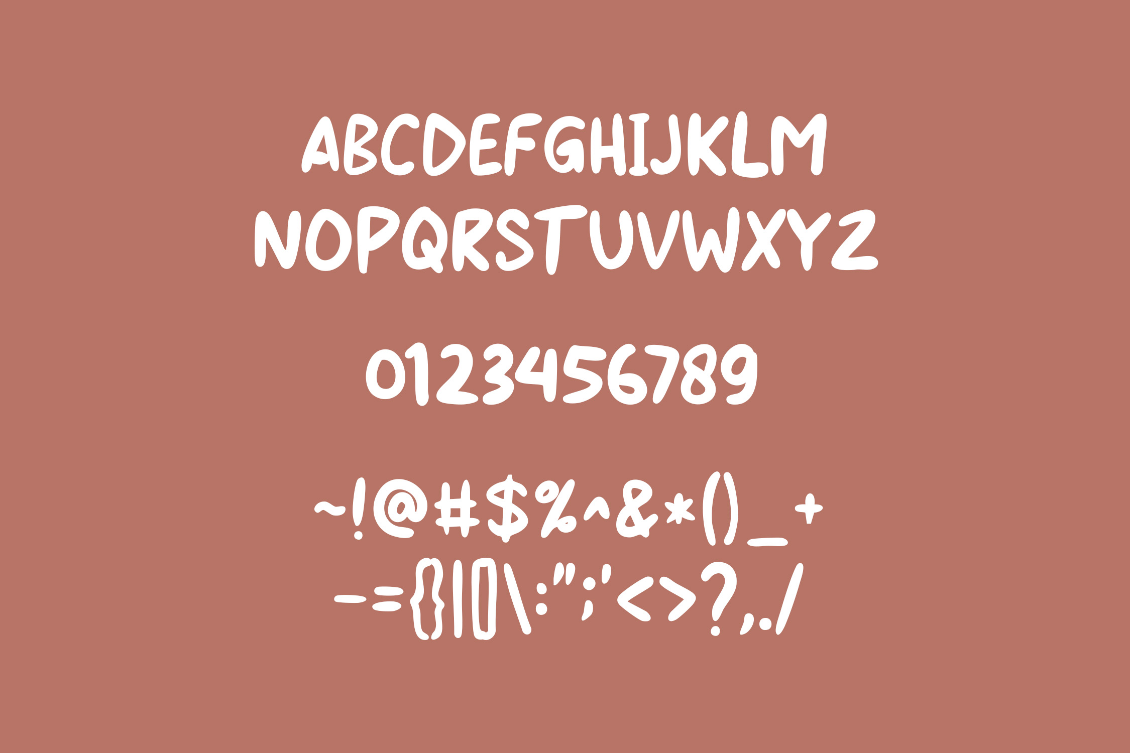 Playful Handwritten Font