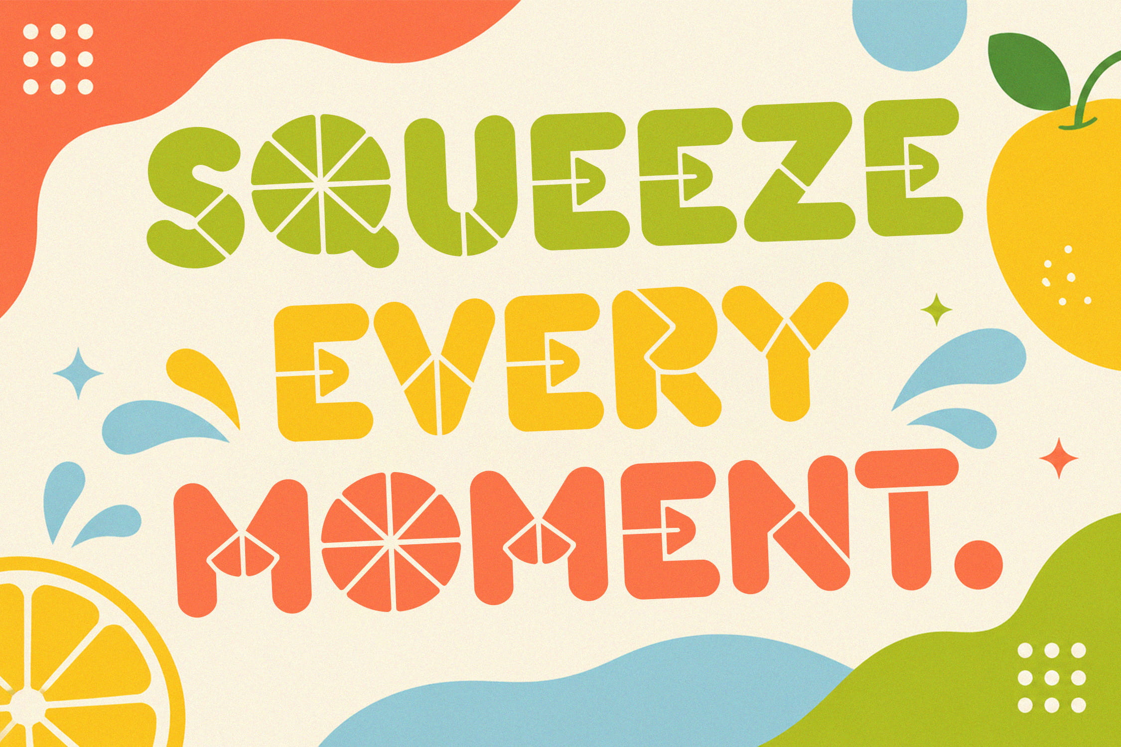 Juicy Display Font