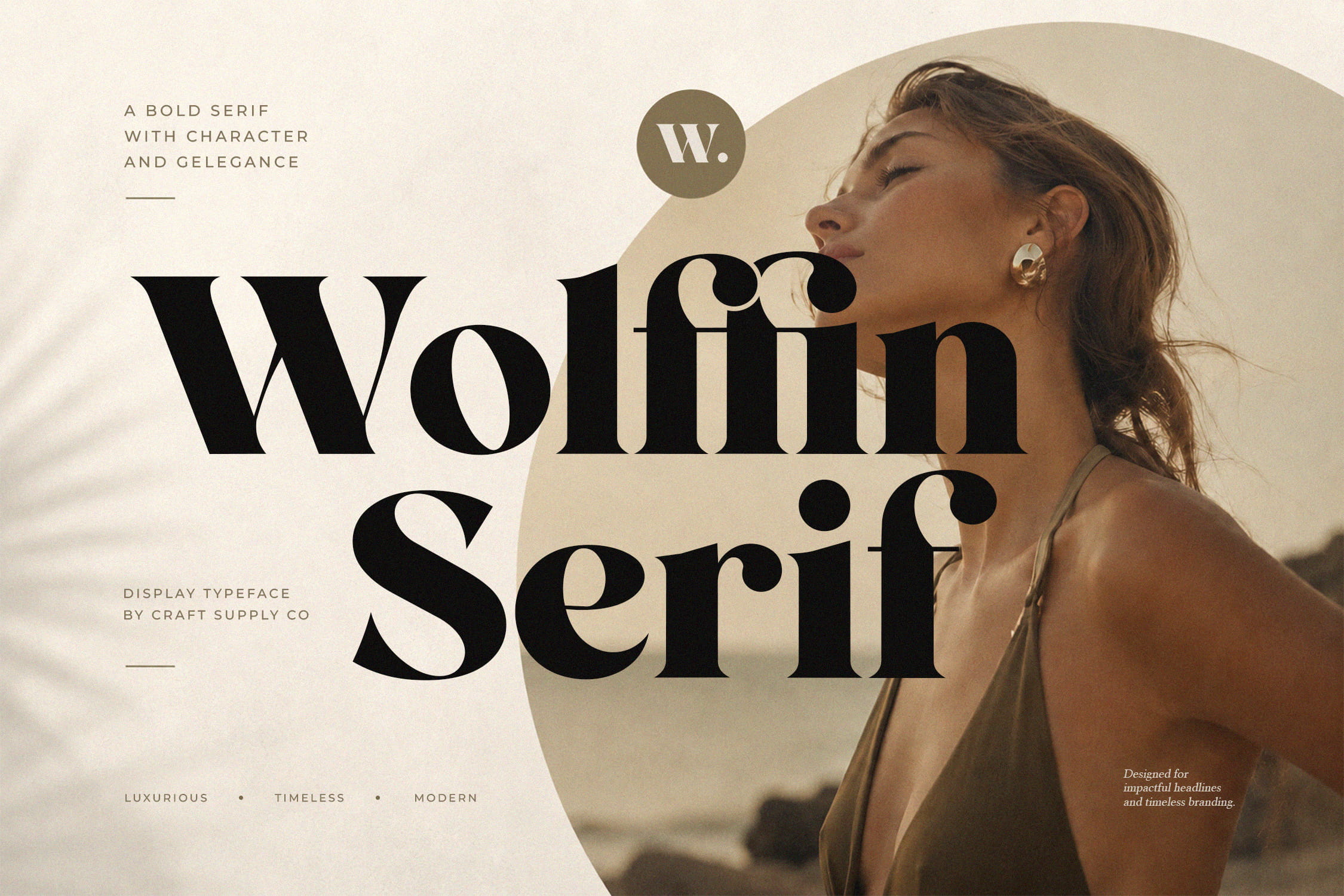 Bold Serif Font